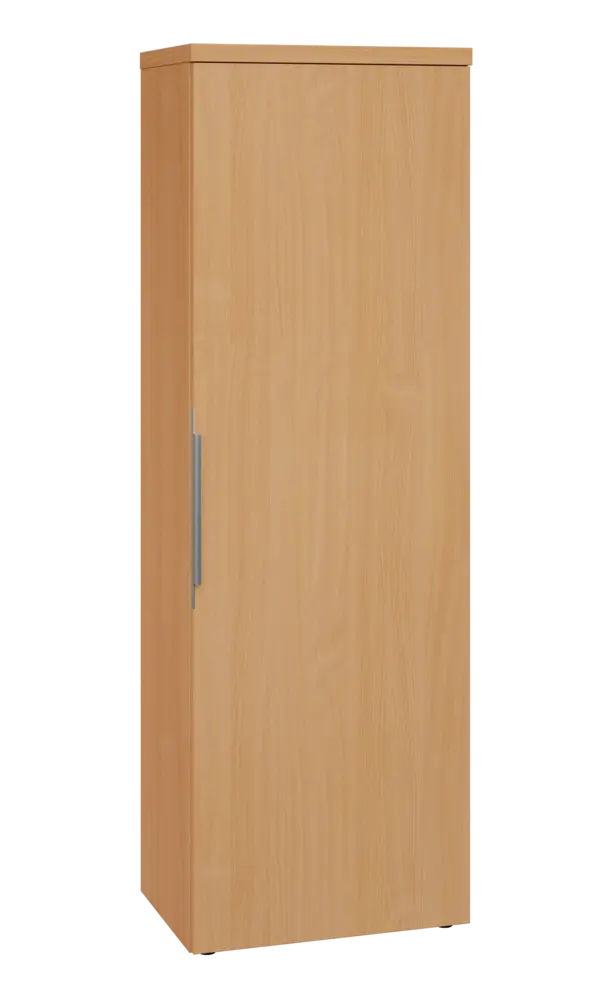 SISR 5 - 61 šatní skříň, 1-dveřová, výsuvné ramínko, pravá, 1820x600x400, buk royal